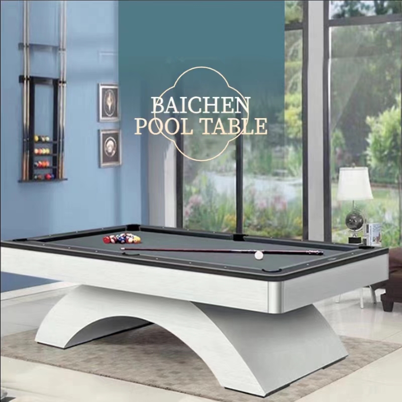 8-foot, American-style MDF cushion leather pocket billiard table