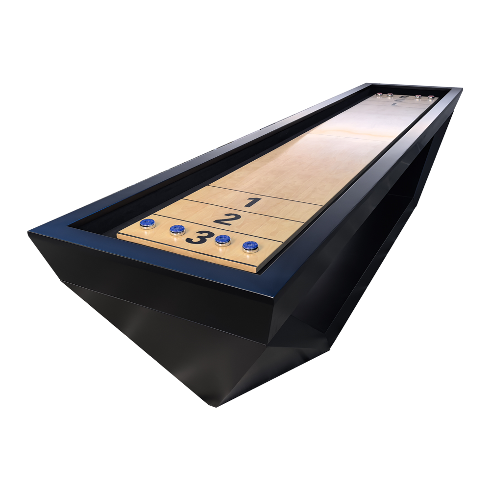 Premium Shuffleboard Table Set with Electronic Scorer & Lights BCS-03