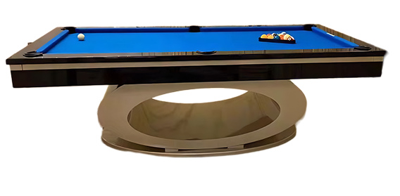 Professional Family Billiards Table Solid Oak Walnut Stone Cushion BC-21