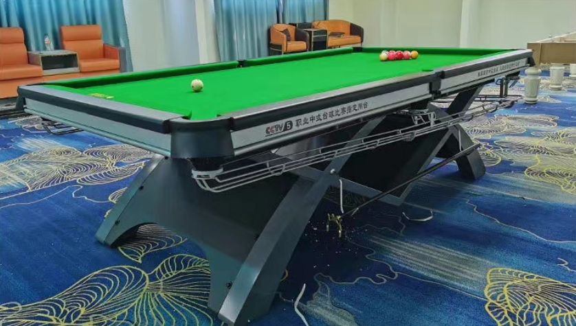 High-End Home Snooker Table - Luxury Solid Wood Frame, Precise Cushion Rebound