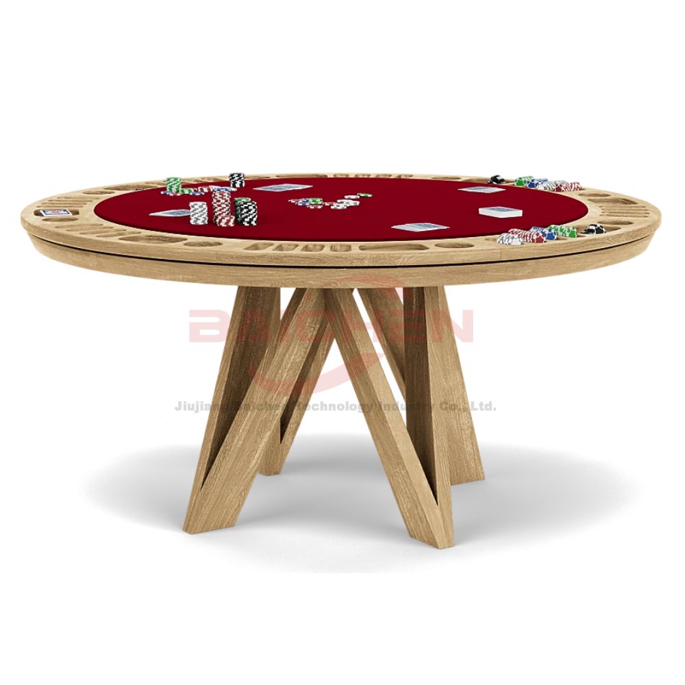 Customizable Casino Style Poker Table - Multiple Player Positions Available BCP-03