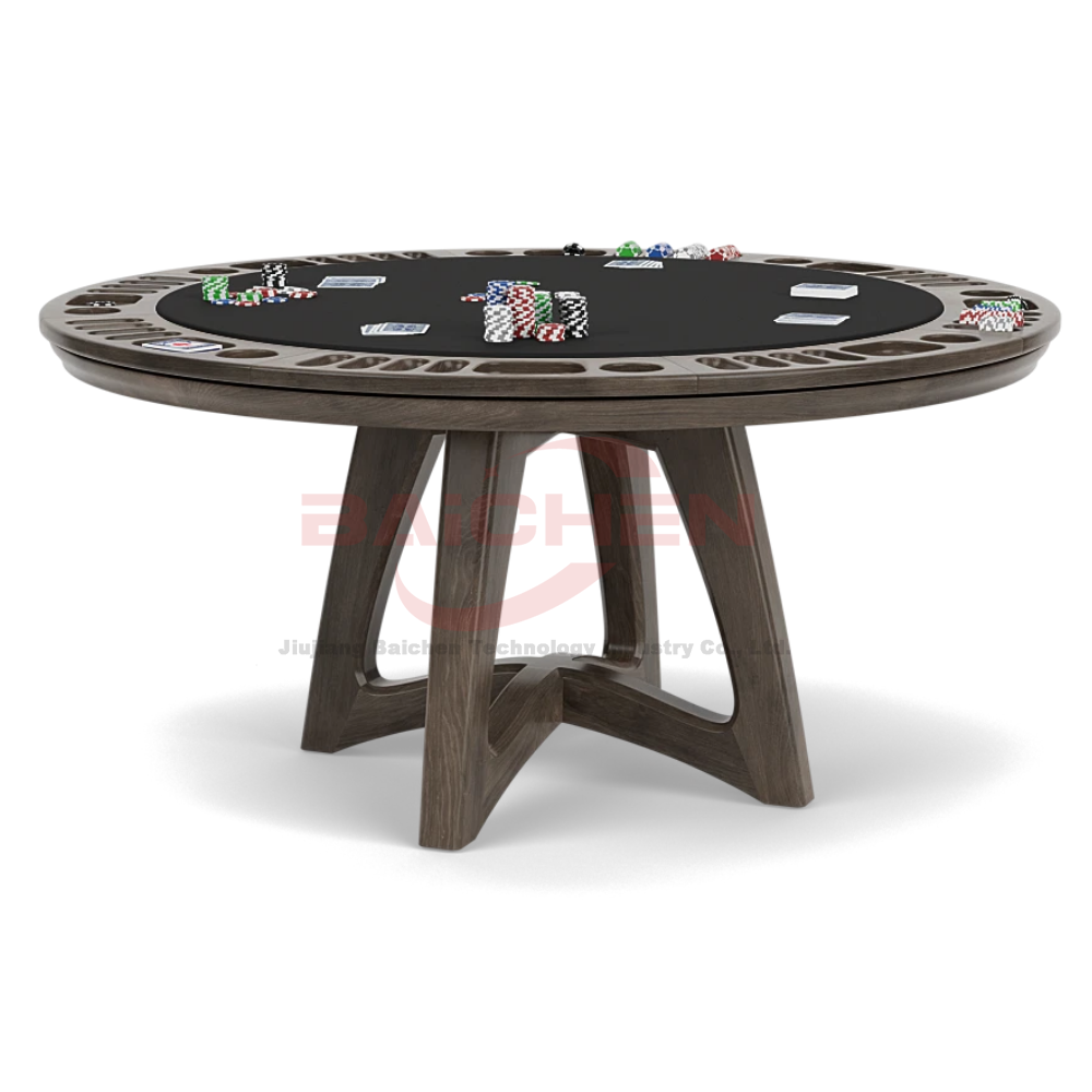 Economy Poker Table for Home Use - Durable Construction & Waterproof Surface BCP-06
