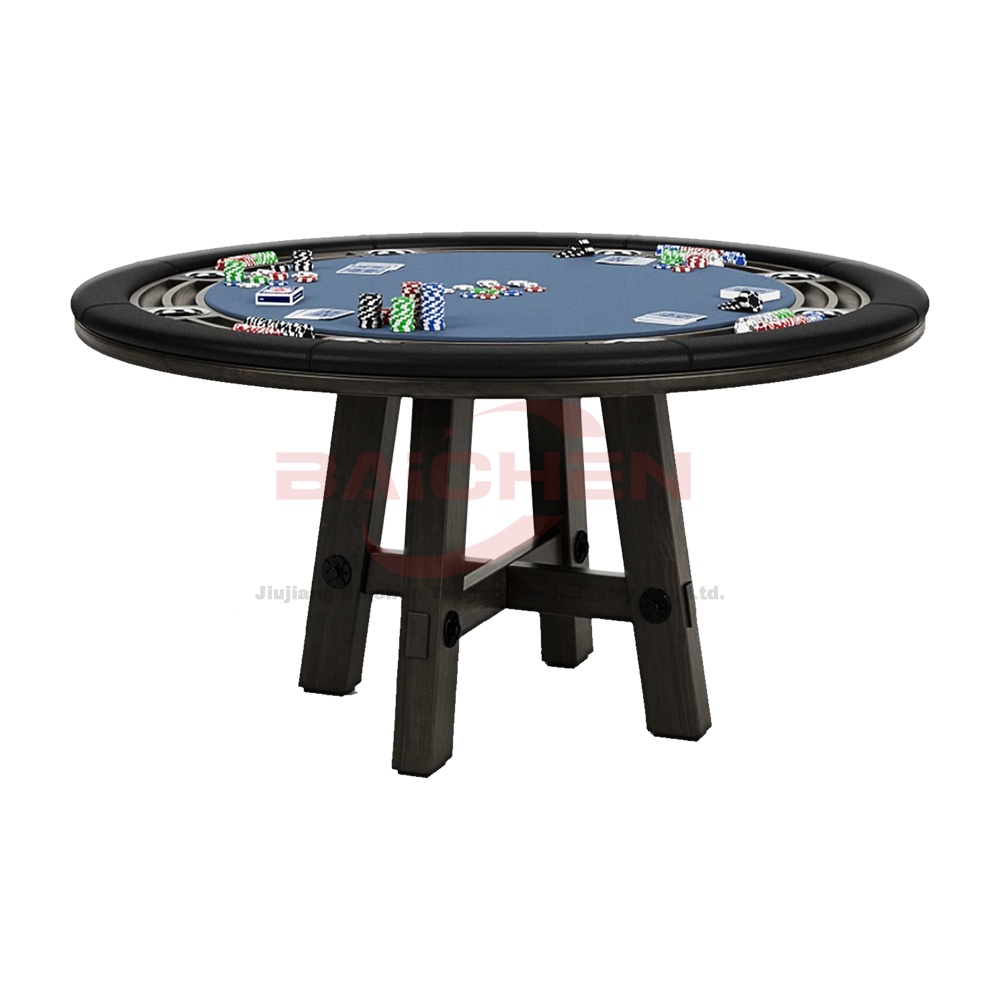 VIP Luxury Poker Table with Gold Accents & High-End Materials - Exclusive Design BCP-14